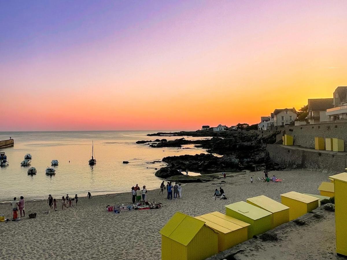 Unique ! Acces Direct A La Plage ! Duplex Avec Grand Solarium Batz-sur-Mer Exterior foto