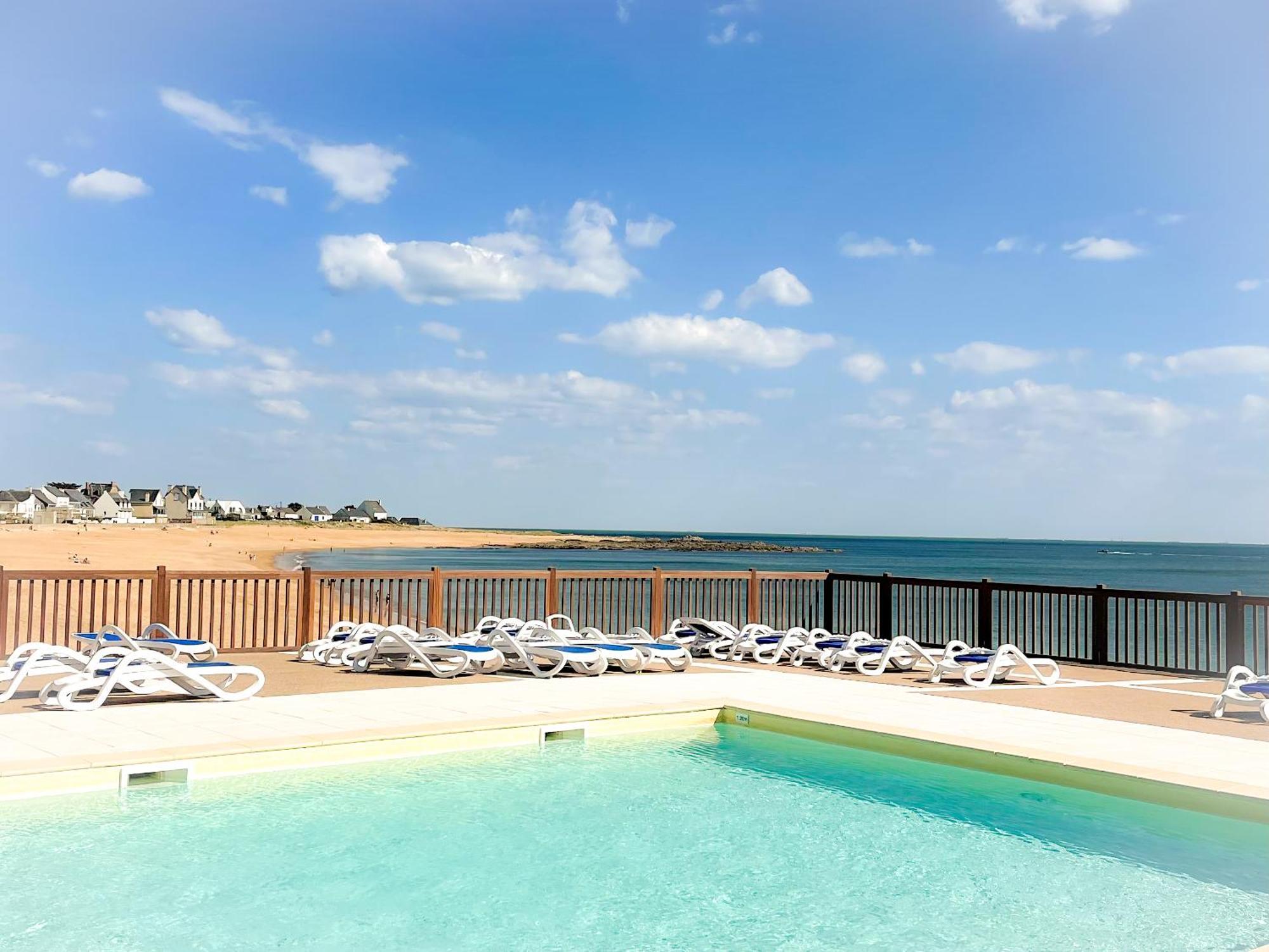 Unique ! Acces Direct A La Plage ! Duplex Avec Grand Solarium Batz-sur-Mer Exterior foto
